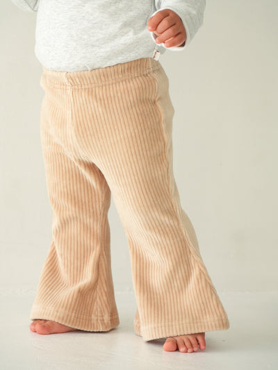 Velour flare pants