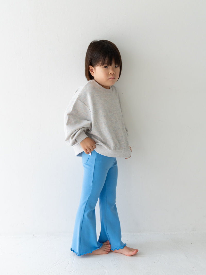 Flare cotton pants