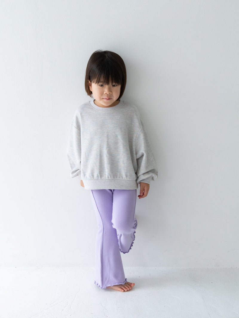 Flare cotton pants