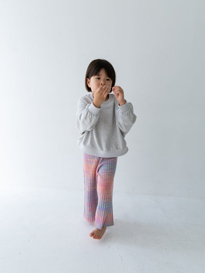 Gradation knit pants