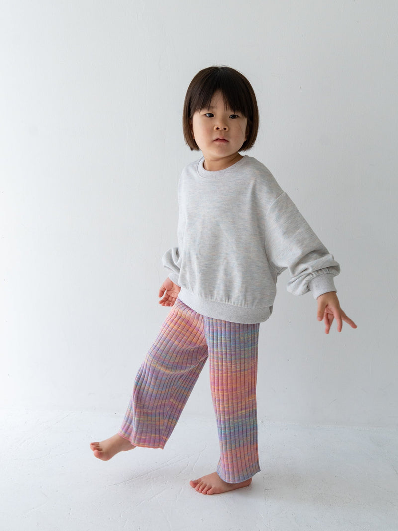 Gradation knit pants