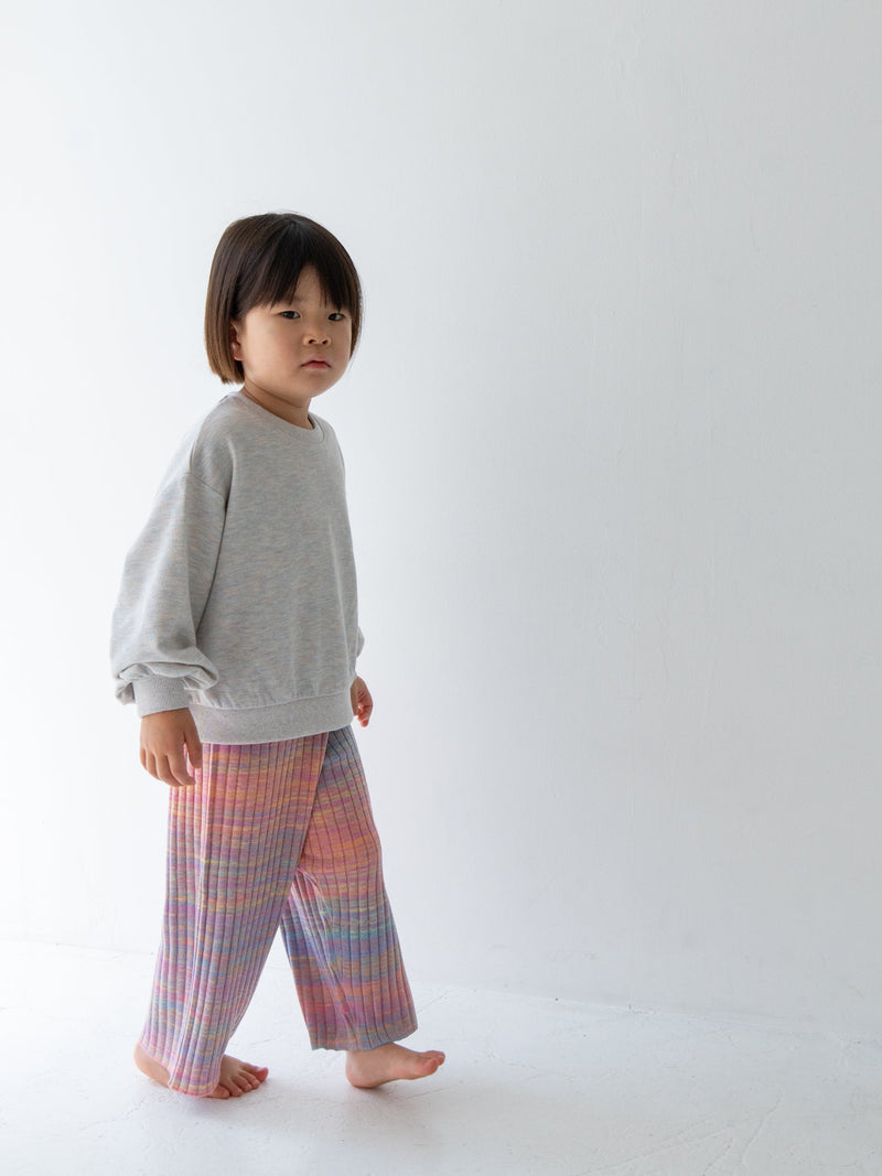 Gradation knit pants