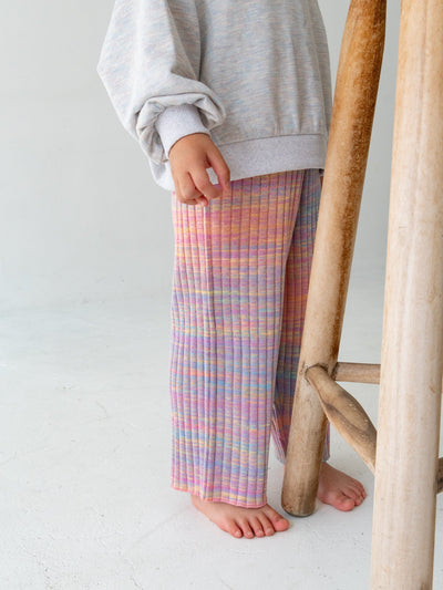 Gradation knit pants
