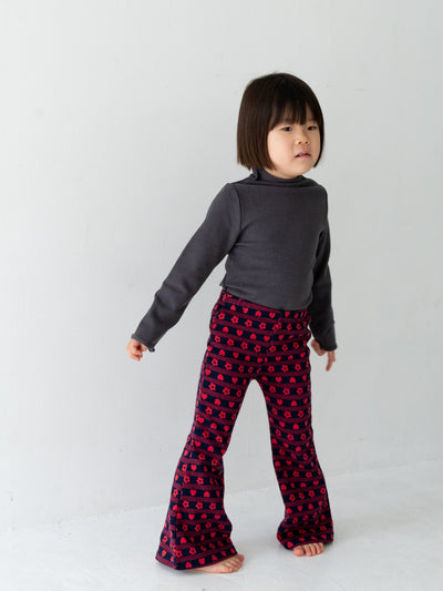 Flower heart pants