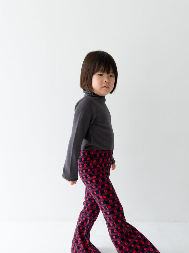 Fluffy warm high neck