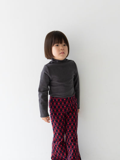 Fluffy warm high neck