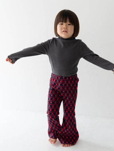 Fluffy warm high neck