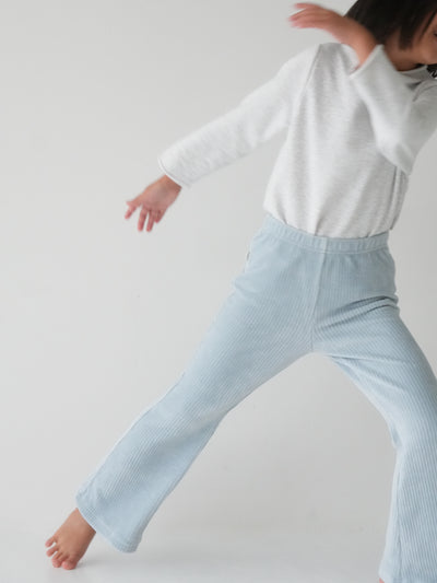 Velour flare pants