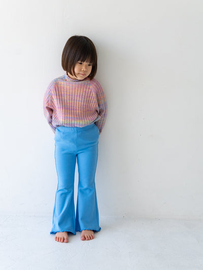 Flare cotton pants