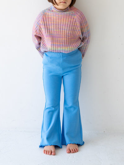 Flare cotton pants