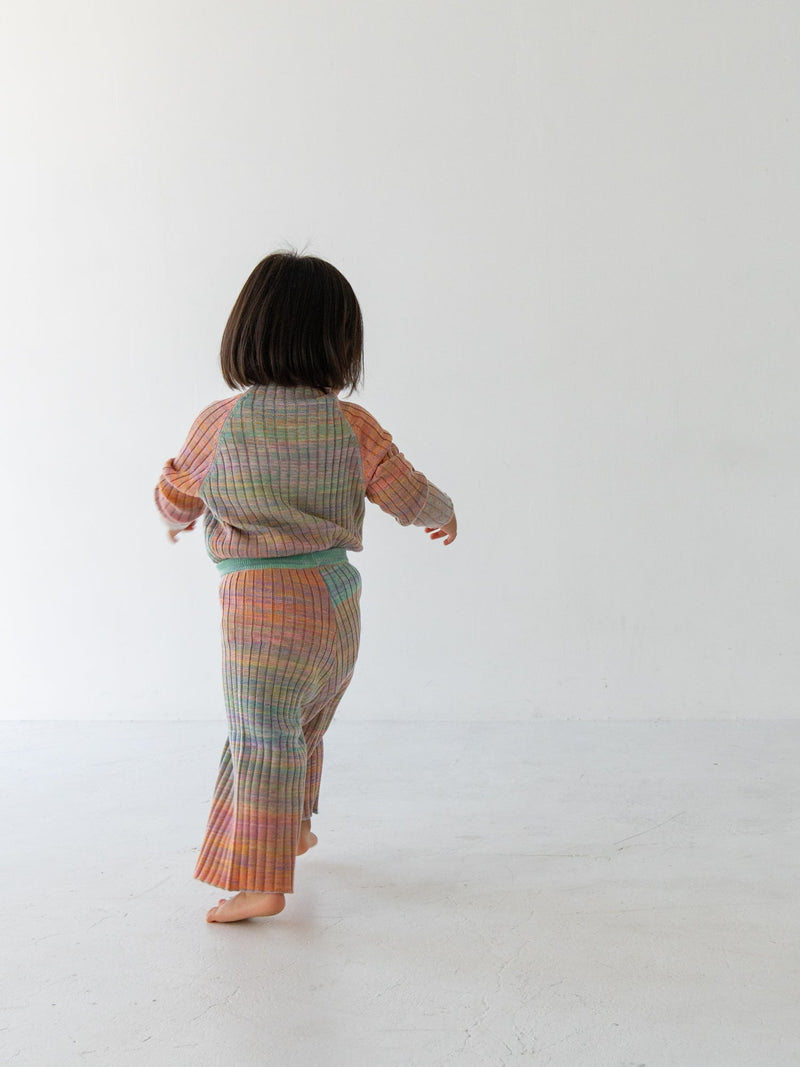 Gradation knit pants