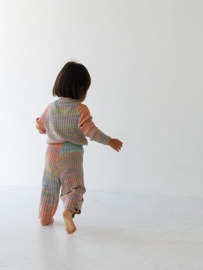 Gradation knit pants