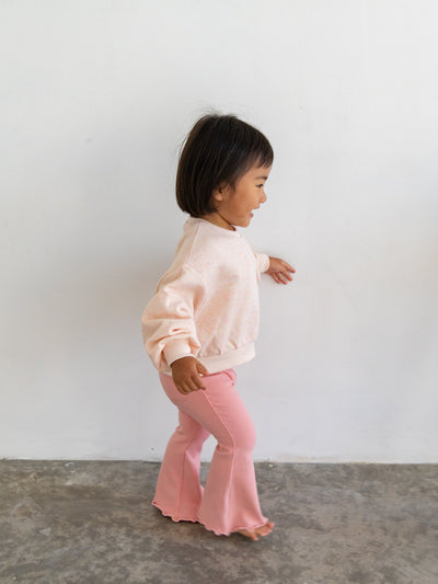 Flare cotton pants
