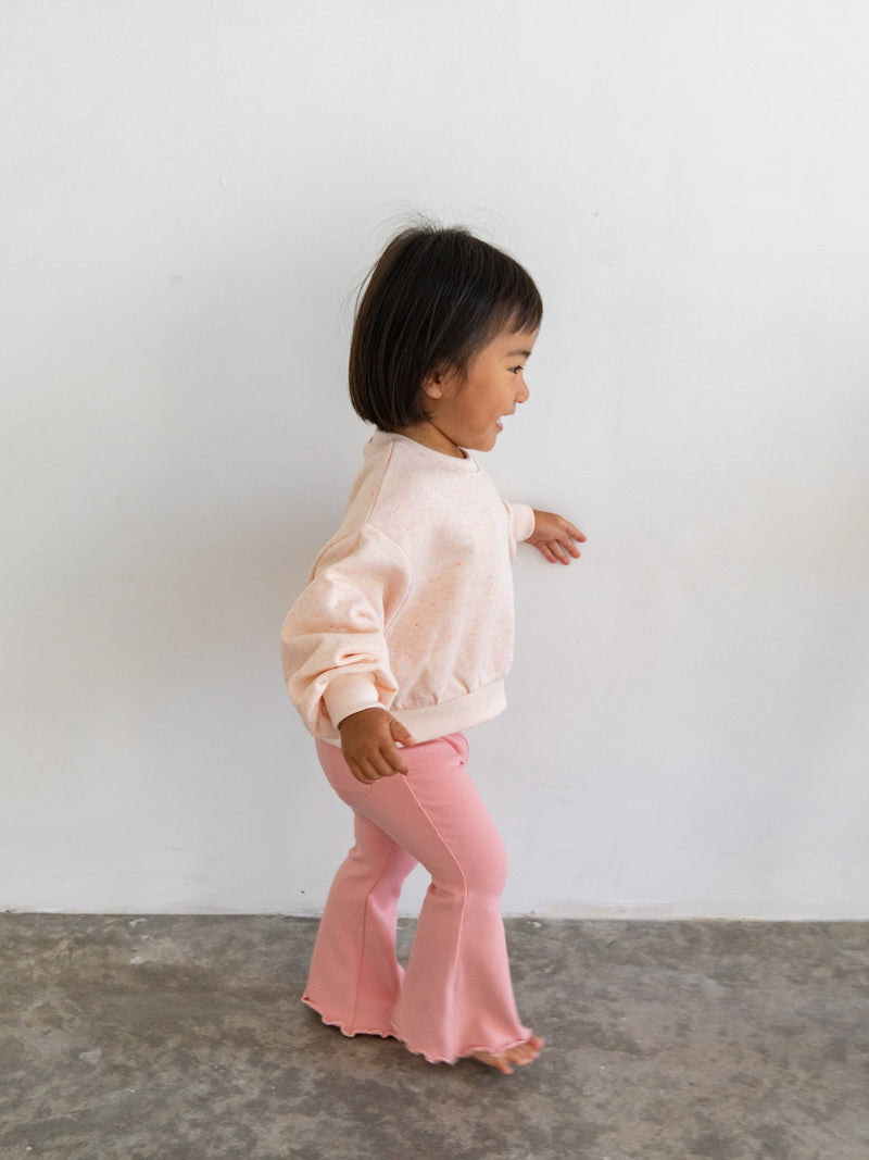 Flare cotton pants