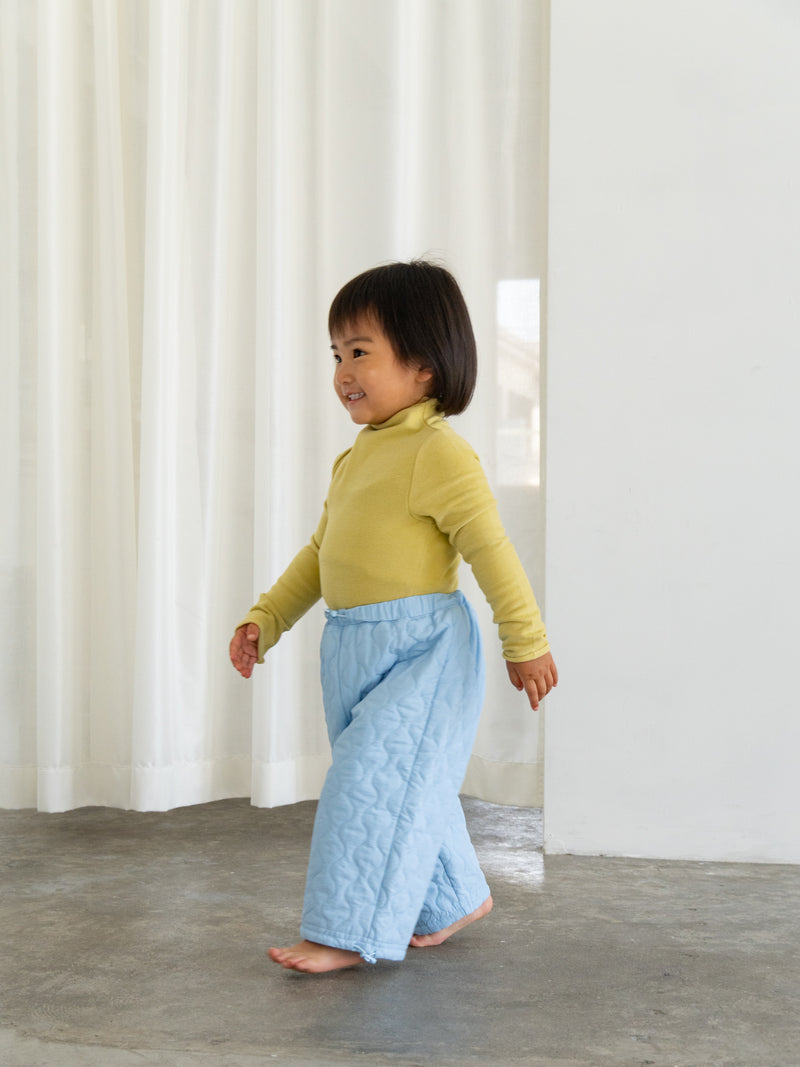 Fluffy warm high neck