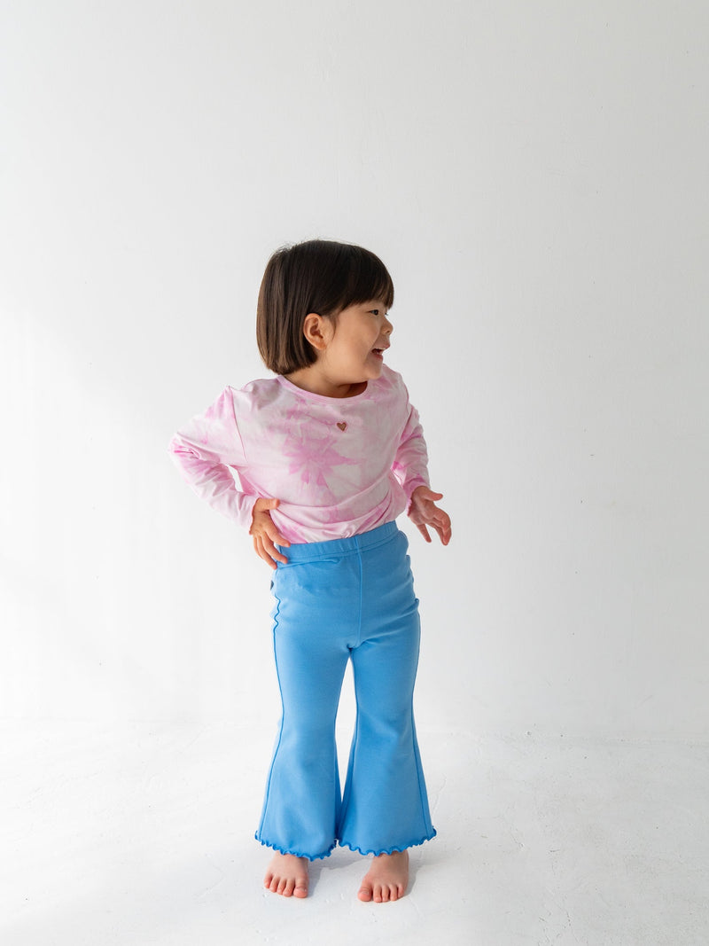 Flare cotton pants