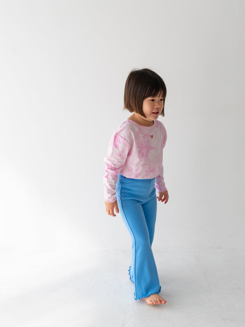 Flare cotton pants