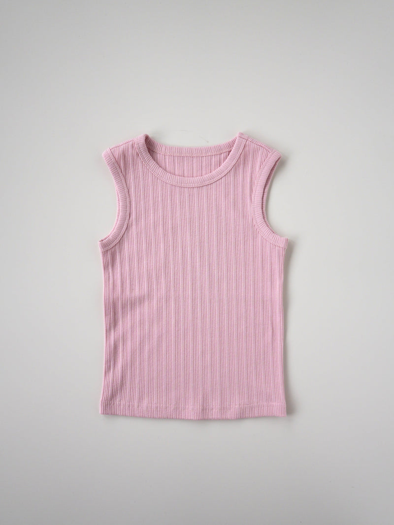 Ribbed sleeveless