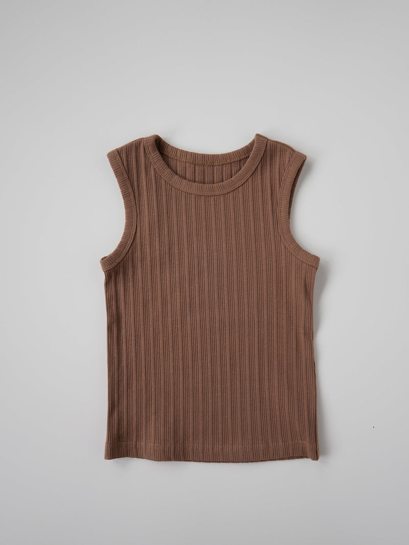 Ribbed sleeveless