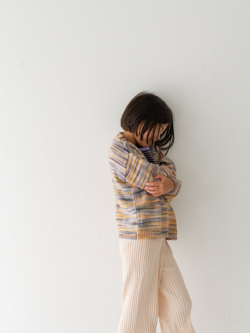 Marble knit cardigan