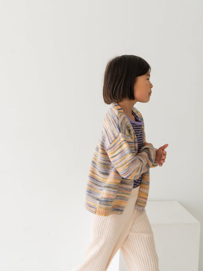 Marble knit cardigan