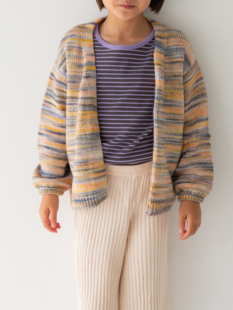 Marble knit cardigan