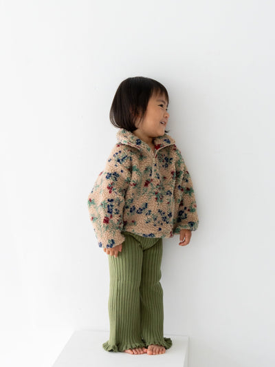 Knit frill pants