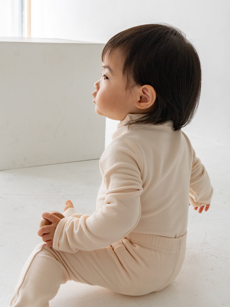 Fluffy warm high neck