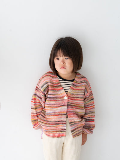 Marble knit cardigan