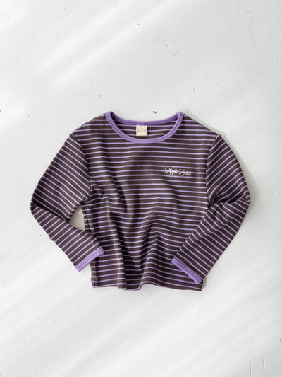 Ribbed stripe L/S