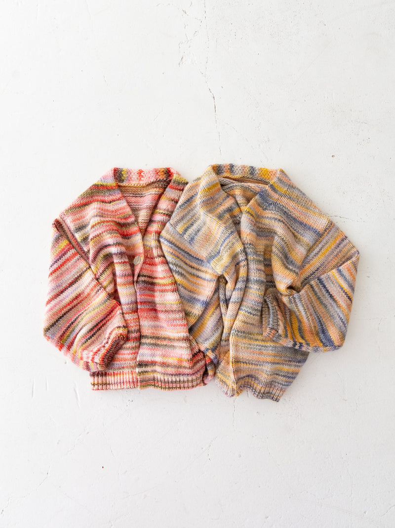 Marble knit cardigan