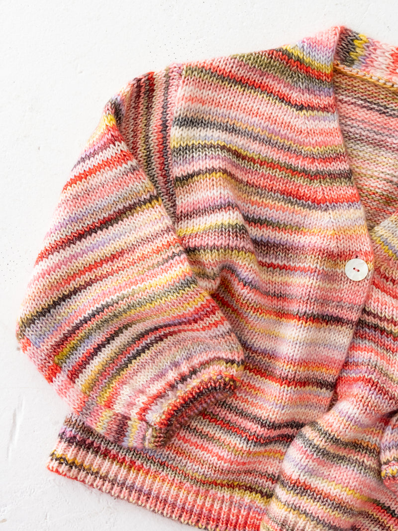 Marble knit cardigan