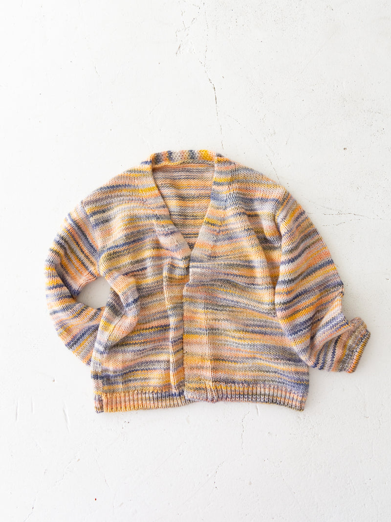 Marble knit cardigan