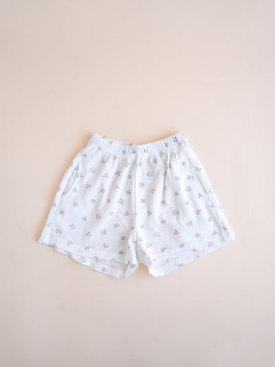 【30%OFF】Flower waffle shorts