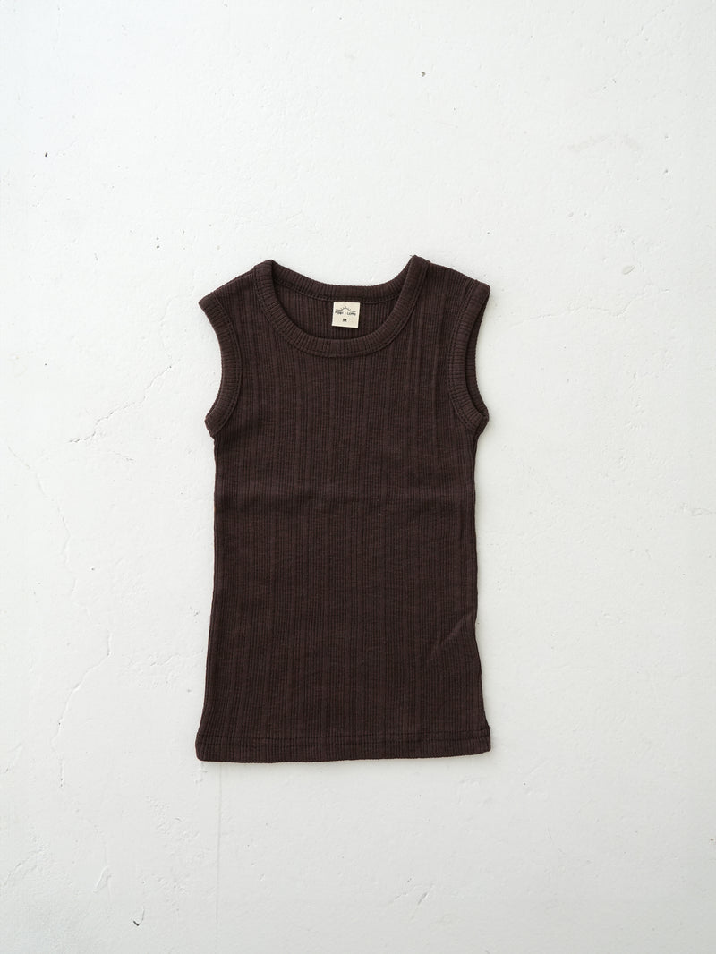 Ribbed sleeveless