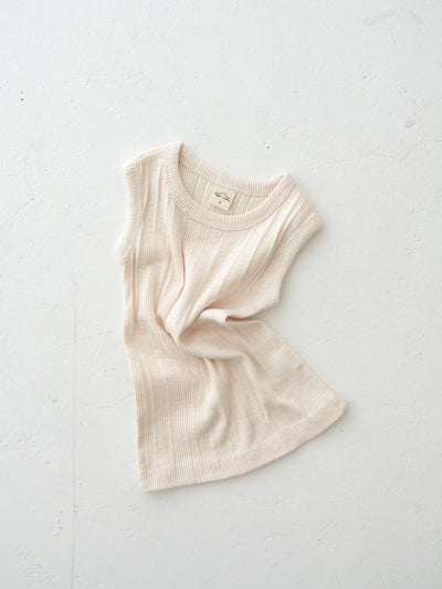 Ribbed sleeveless