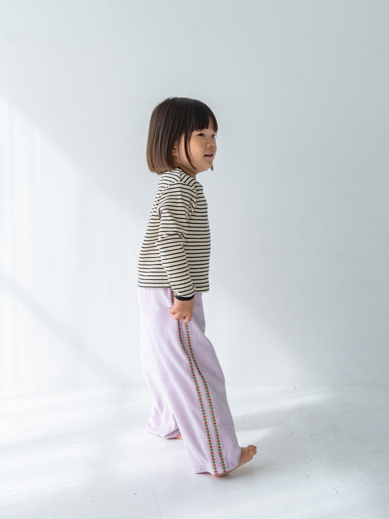 Flower line pants