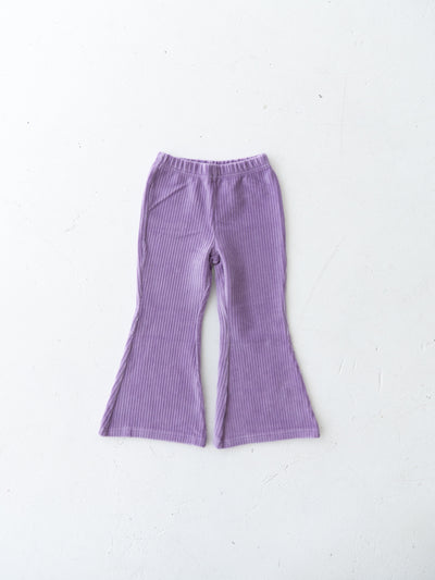 Velour flare pants