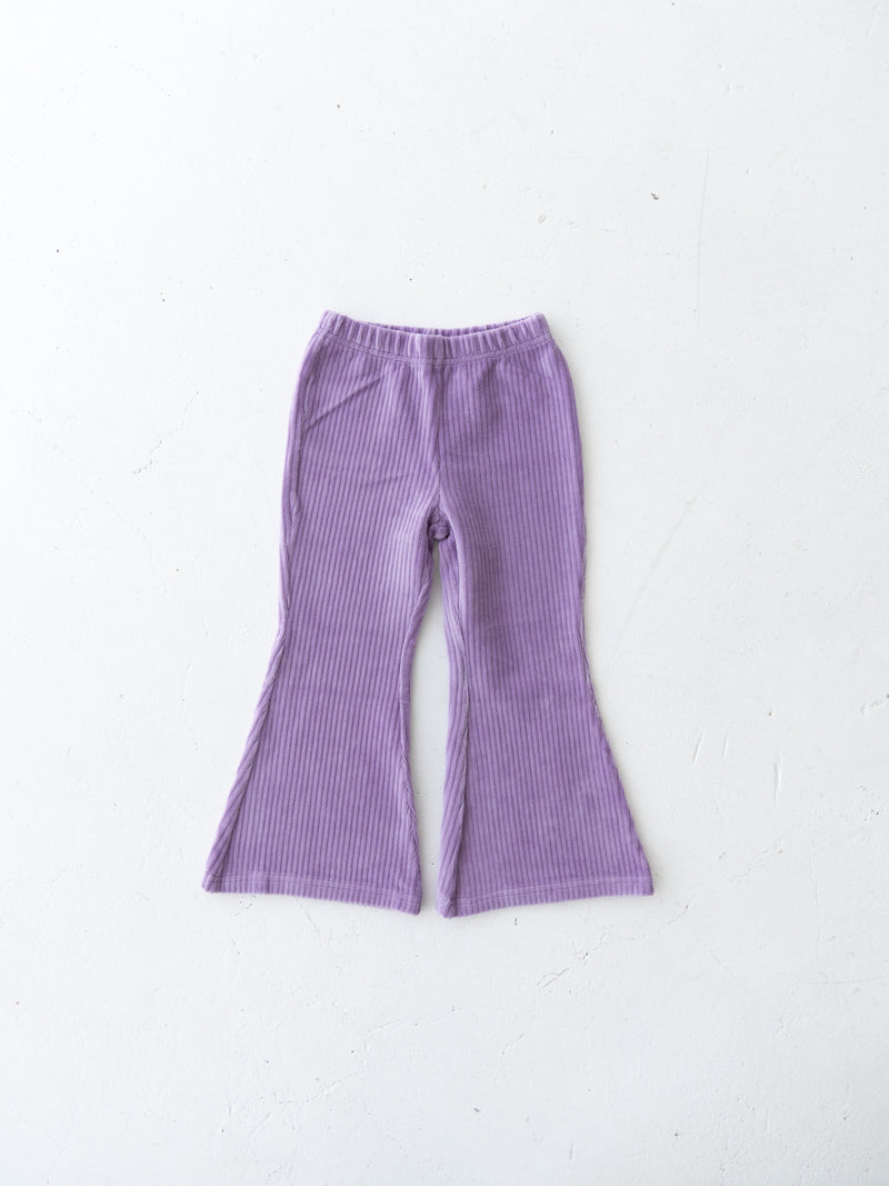 Velour flare pants