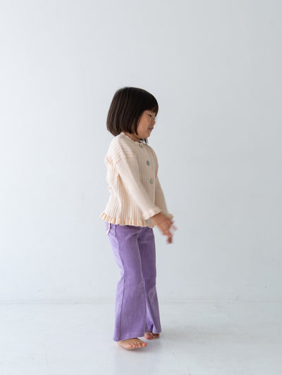 Velour flare pants