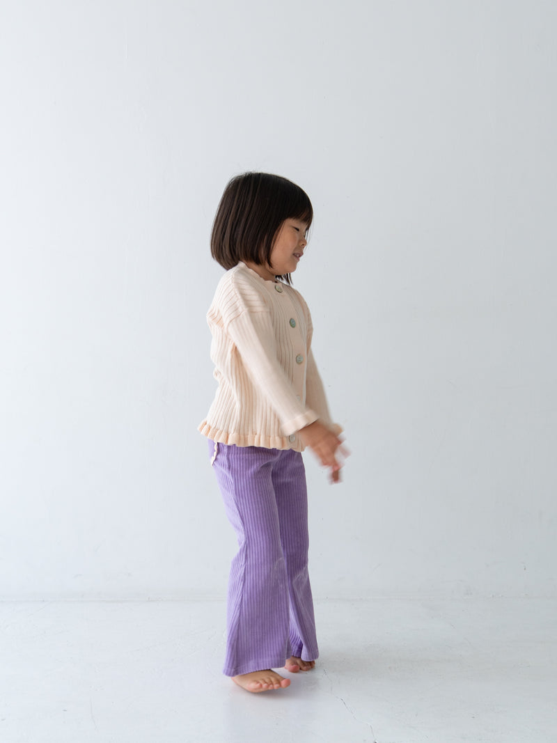 Velour flare pants