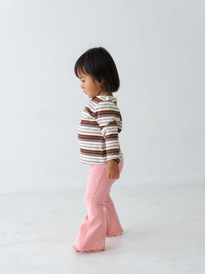 Flare cotton pants
