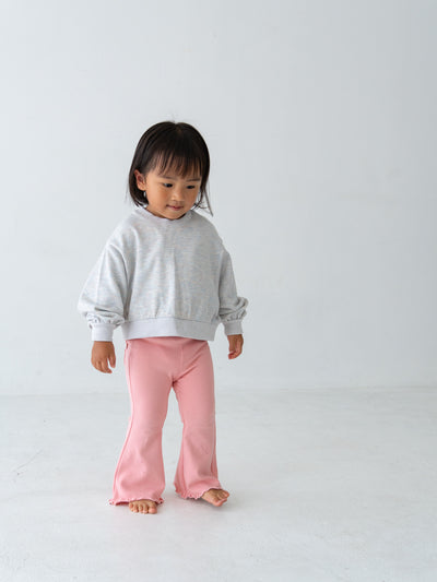 Flare cotton pants