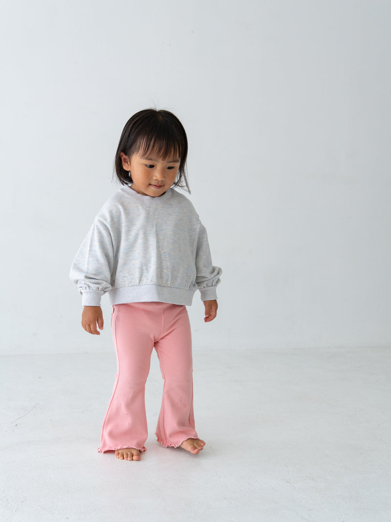 Flare cotton pants