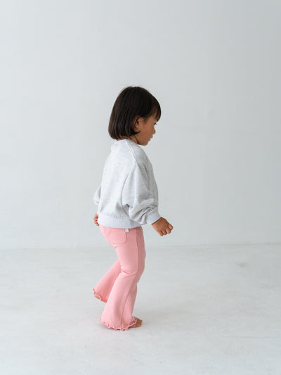Flare cotton pants