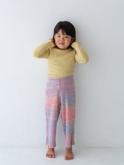 Gradation knit pants