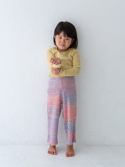 Gradation knit pants