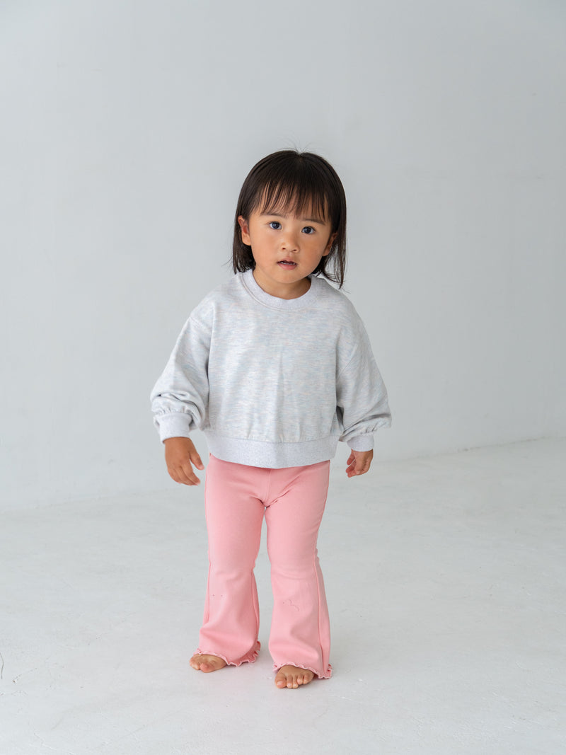 Flare cotton pants