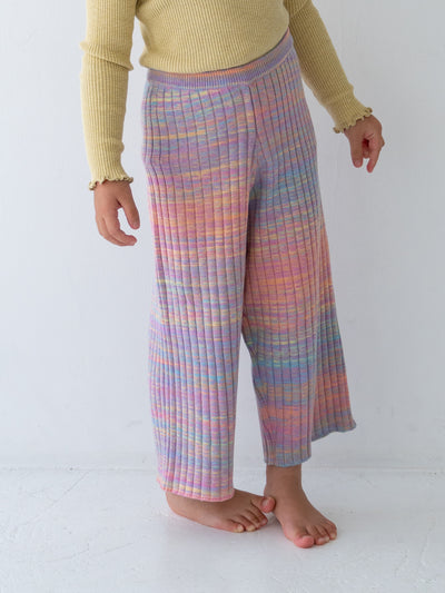 Gradation knit pants