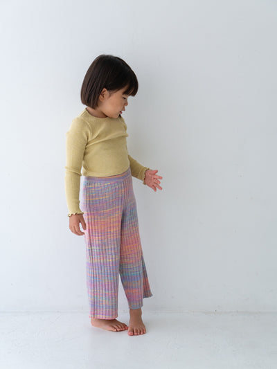 Gradation knit pants